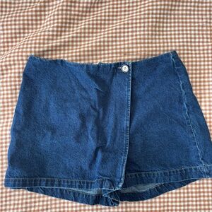 Denim Blue Women's crossover skort